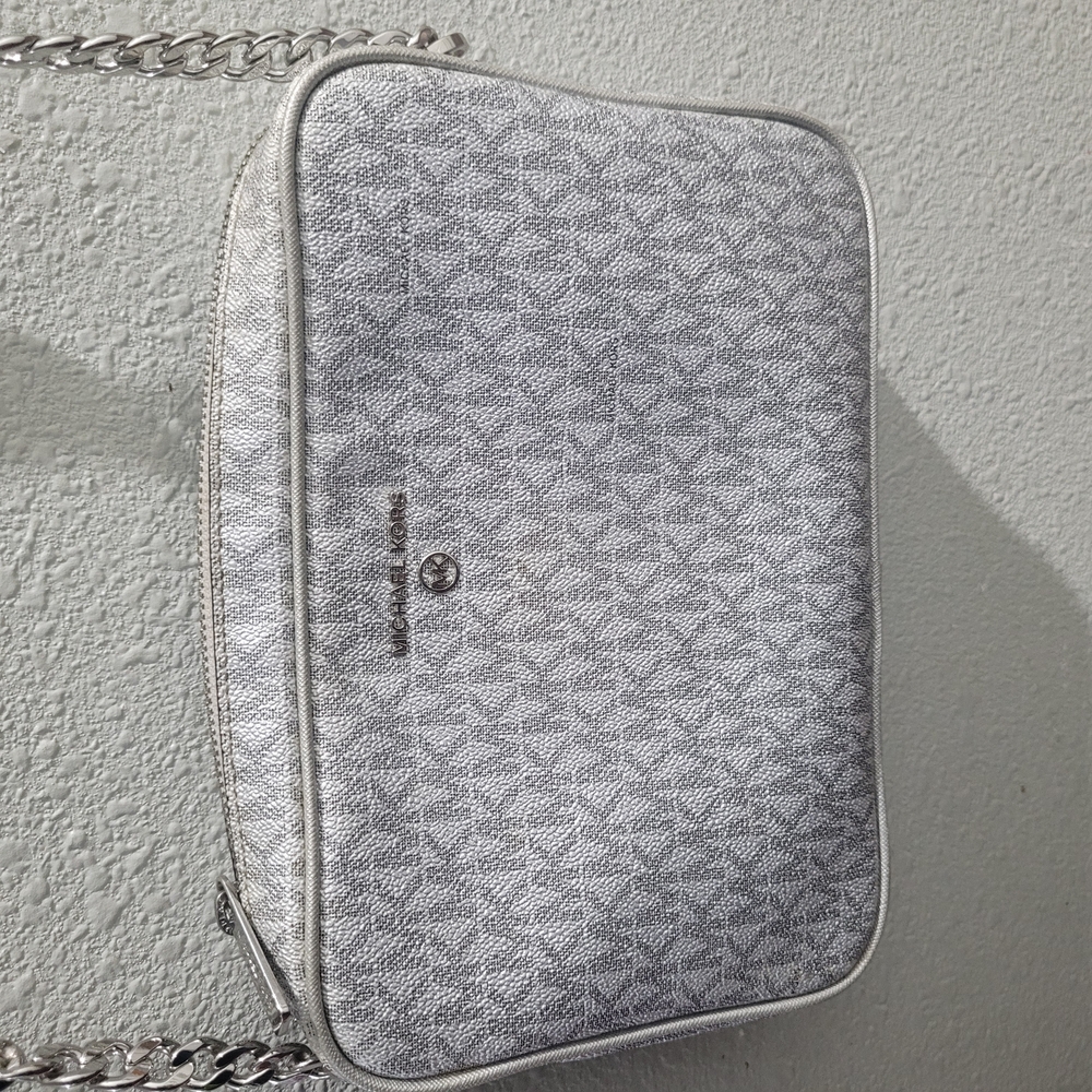 Michael Kors Silver Crossbody Bag